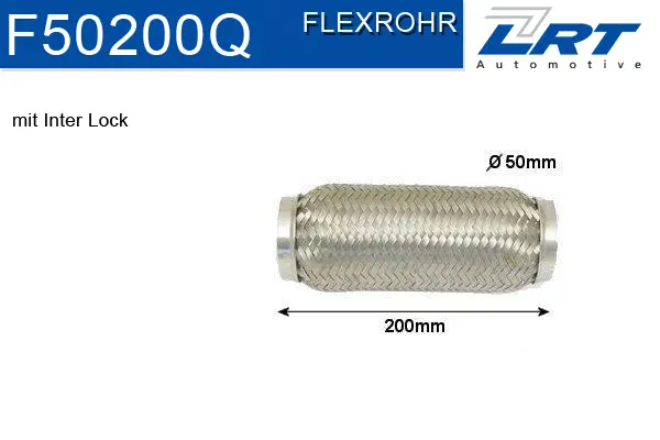 Flexible Pipe, exhaust system (F50200Q)