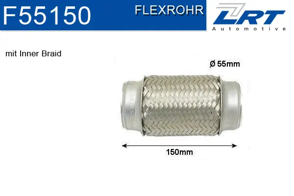 Flexible Pipe, exhaust system (F55150)