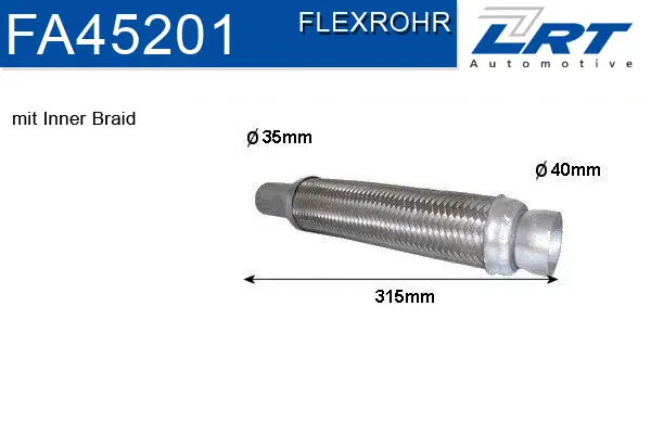 Flexible Pipe, exhaust system (FA45201)