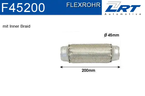 Flexible Pipe, exhaust system (F45200)