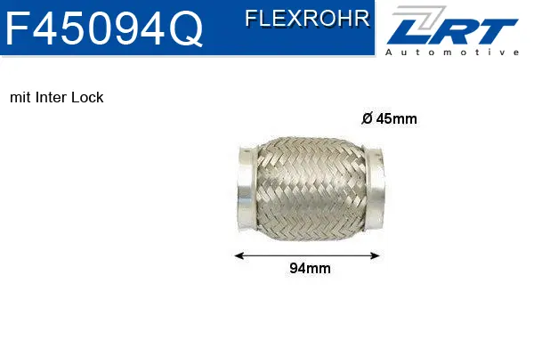 Flexible Pipe, exhaust system (F45094Q)