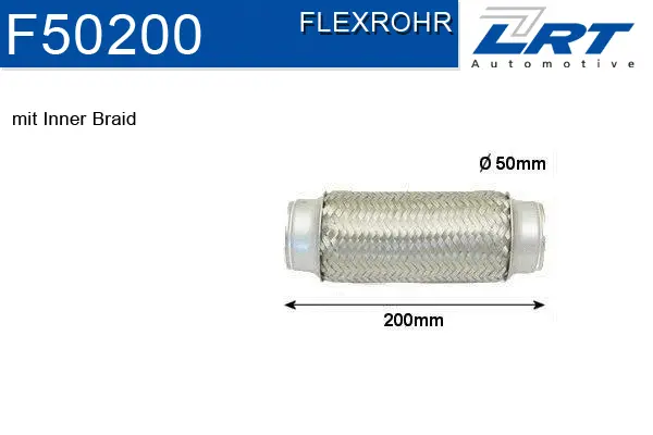 Flexible Pipe, exhaust system (F50200)