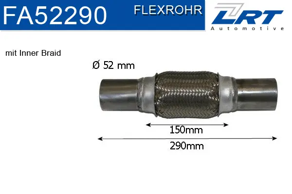 Flexible Pipe, exhaust system (FA52290)