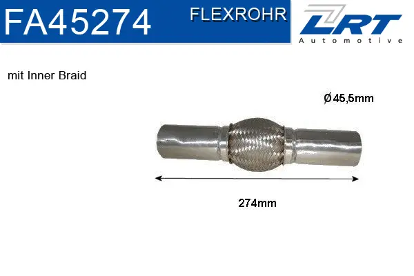 Flexible Pipe, exhaust system (FA45274)