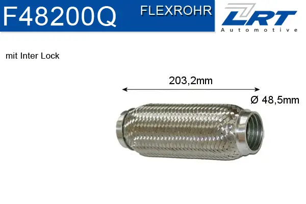 Flexible Pipe, exhaust system (F48200Q)