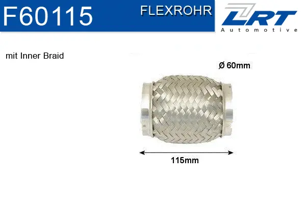 Flexible Pipe, exhaust system (F60115)