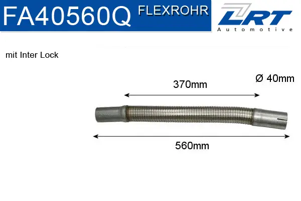 Flexible Pipe, exhaust system (FA40560Q)