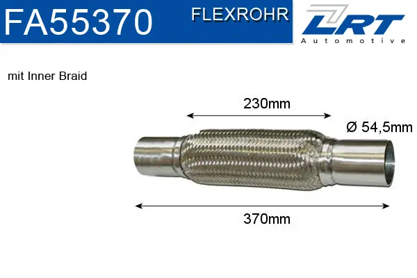 Flexible Pipe, exhaust system (FA55370)