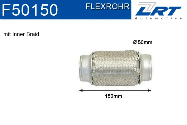 Flexible Pipe, exhaust system (F50150)