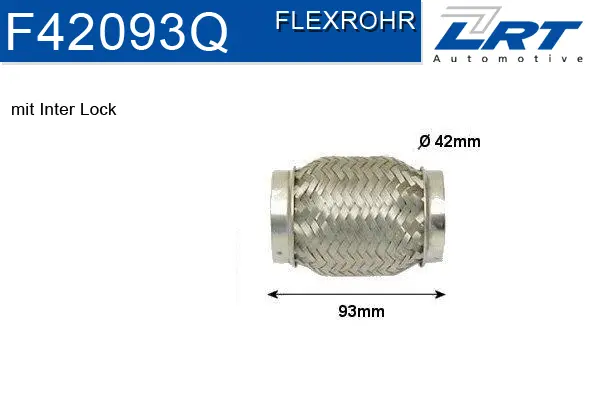 Flexible Pipe, exhaust system (F42093Q)