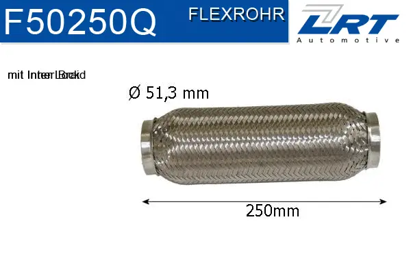 Flexible Pipe, exhaust system (F50250Q)