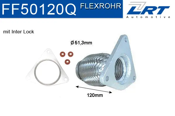 Repair Pipe, catalytic converter (FF50120Q)