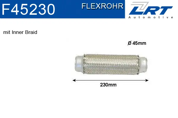 Flexible Pipe, exhaust system (F45230)