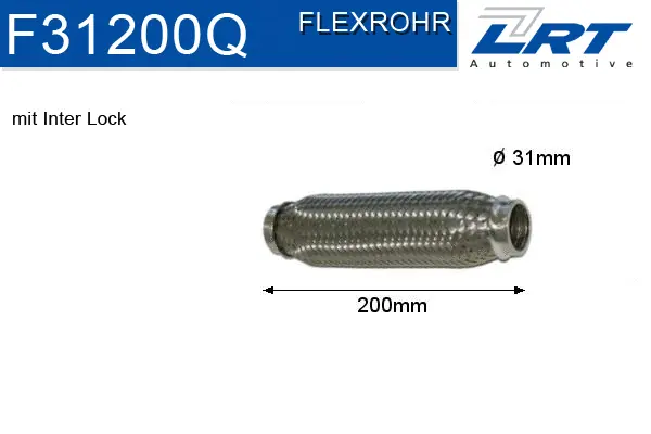 Flexible Pipe, exhaust system (F31200Q)