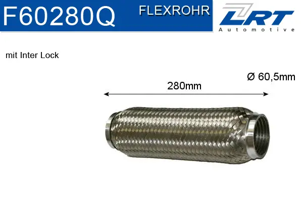 Flexible Pipe, exhaust system (F60280Q)