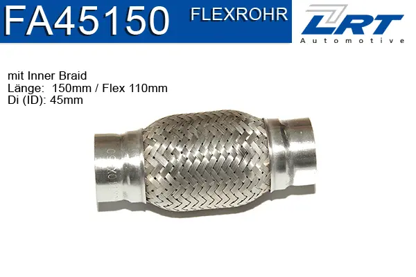 Flexible Pipe, exhaust system (FA45150)