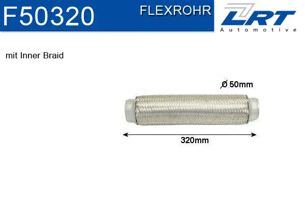 Flexible Pipe, exhaust system (F50320)