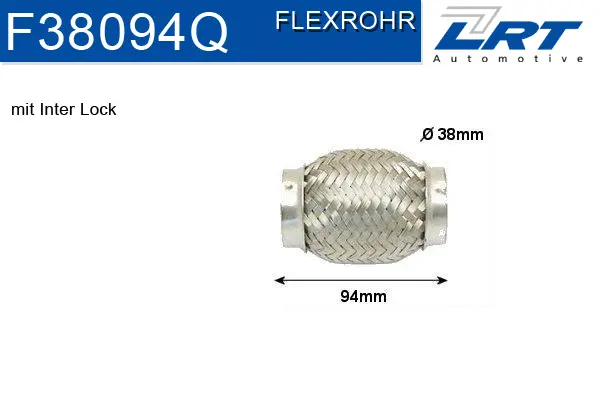 Flexible Pipe, exhaust system (F38094Q)