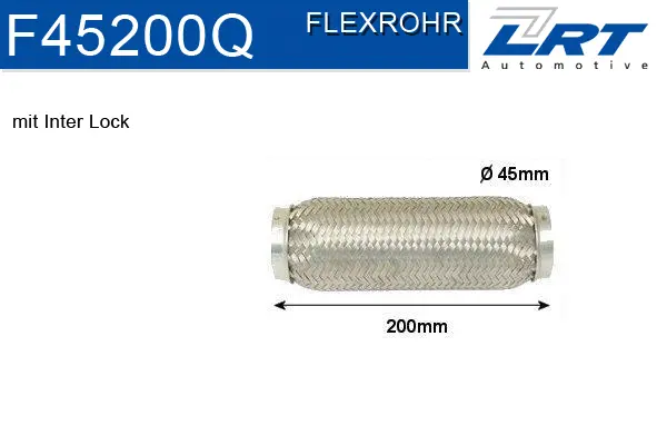 Flexible Pipe, exhaust system (F45200Q)
