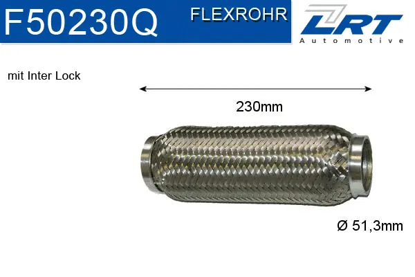 Flexible Pipe, exhaust system (F50230Q)