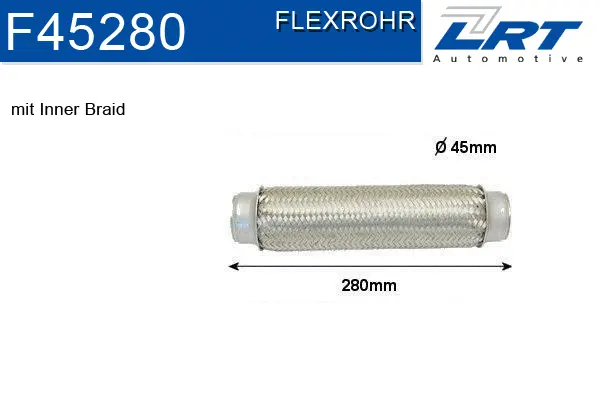 Flexible Pipe, exhaust system (F45280)