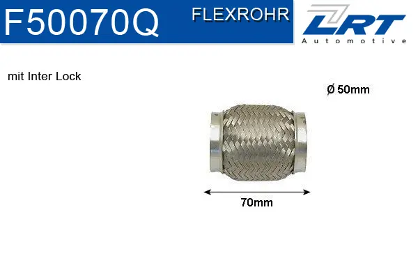 Flexible Pipe, exhaust system (F50070Q)