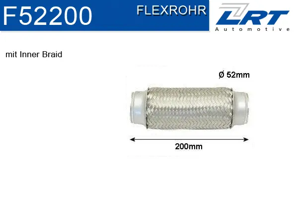 Flexible Pipe, exhaust system (F52200)