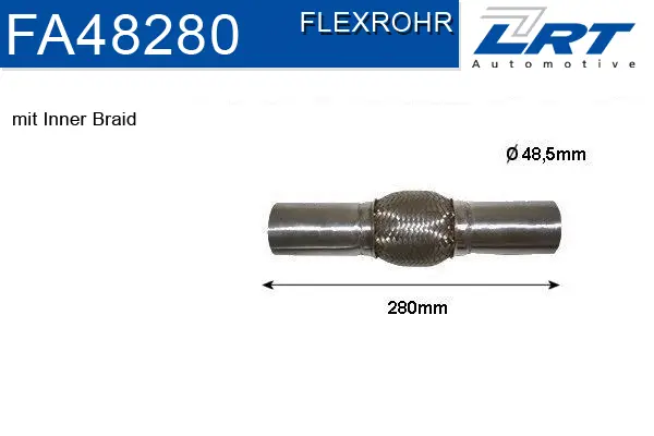 Flexible Pipe, exhaust system (FA48280)