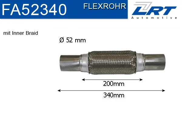 Flexible Pipe, exhaust system (FA52340)
