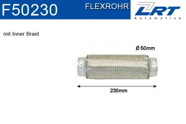 Flexible Pipe, exhaust system (F50230)