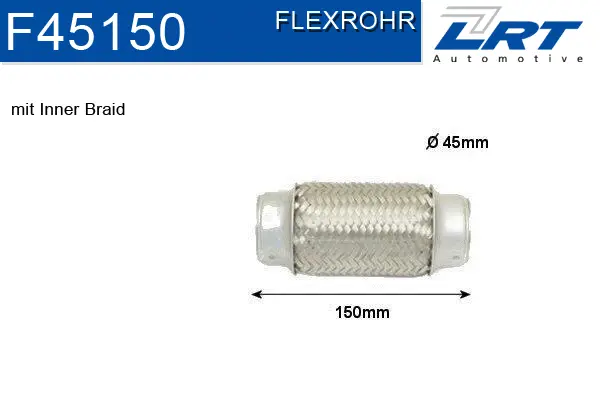 Flexible Pipe, exhaust system (F45150)