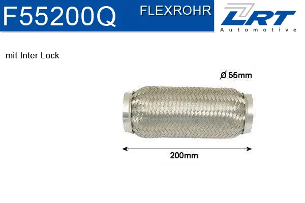 Flexible Pipe, exhaust system (F55200Q)