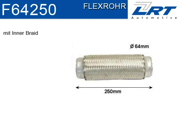 Flexible Pipe, exhaust system (F64250)