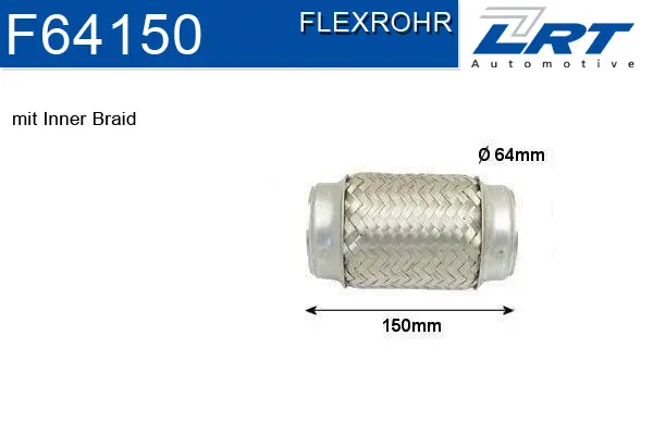 Flexible Pipe, exhaust system (F64150)