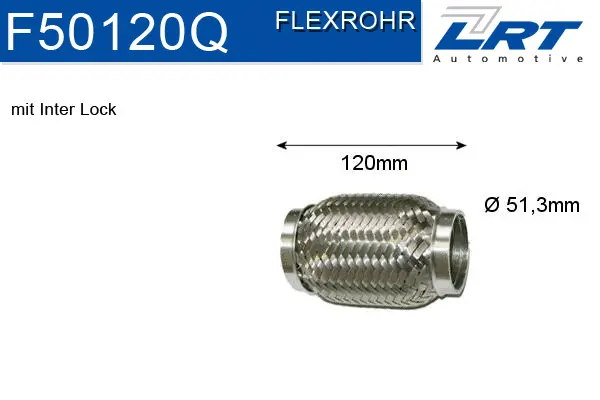Flexible Pipe, exhaust system (F50120Q)