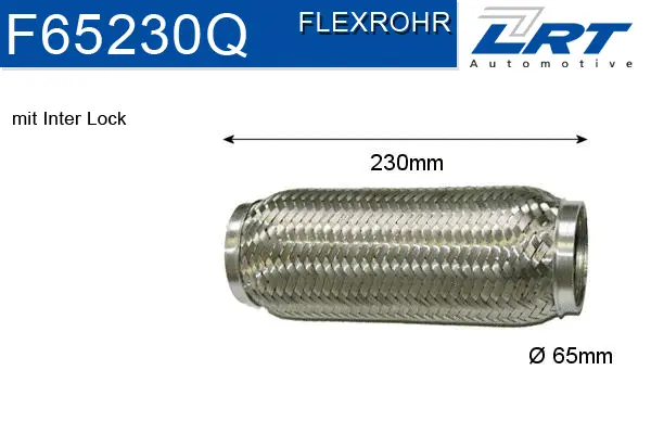 Flexible Pipe, exhaust system (F65230Q)
