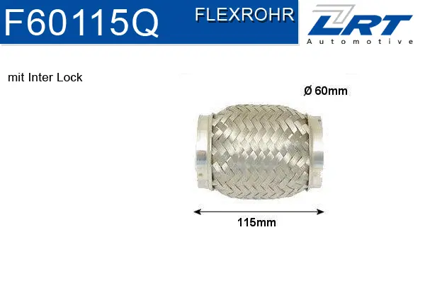 Flexible Pipe, exhaust system (F60115Q)