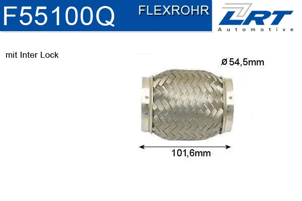 Flexible Pipe, exhaust system (F55100Q)
