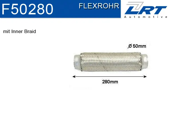 Flexible Pipe, exhaust system (F50280)