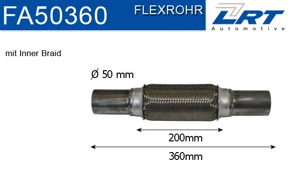 Flexible Pipe, exhaust system (FA50360)