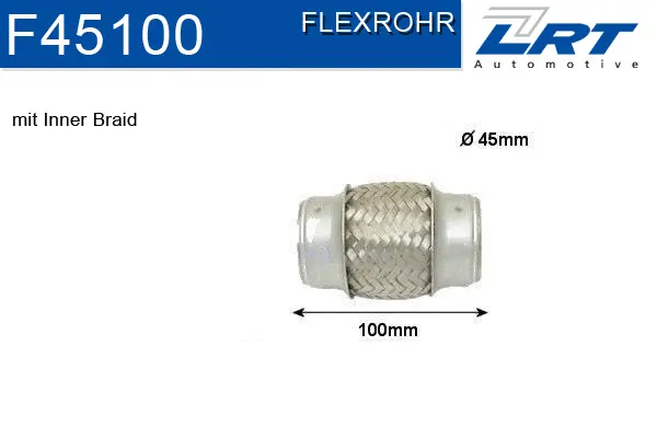 Flexible Pipe, exhaust system (F45100)