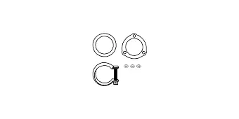 Mounting Kit, catalytic converter (82 14 2793)