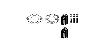 Mounting Kit, exhaust system (82 23 4367)