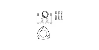 Mounting Kit, catalytic converter (82 14 1807)