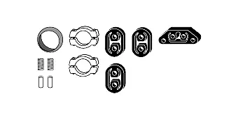 Mounting Kit, exhaust system (82 23 4098)