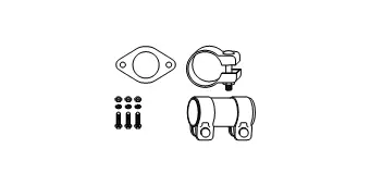 Mounting Kit, catalytic converter (82 23 4422)