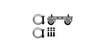 Mounting Kit, catalytic converter (82 22 4478)