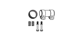 Mounting Kit, catalytic converter (82 23 4497)