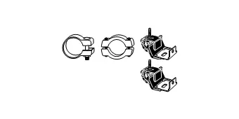 Mounting Kit, exhaust system (82 23 4149)