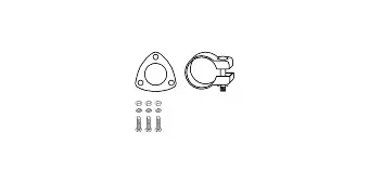 Mounting Kit, catalytic converter (82 14 1894)
